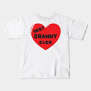 Best Granny Ever doodle hand drawn design Kids T-Shirt